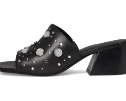 Free People Mirage Mules Black Leather New