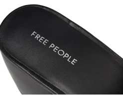 Free People Mirage Mules Black Leather New