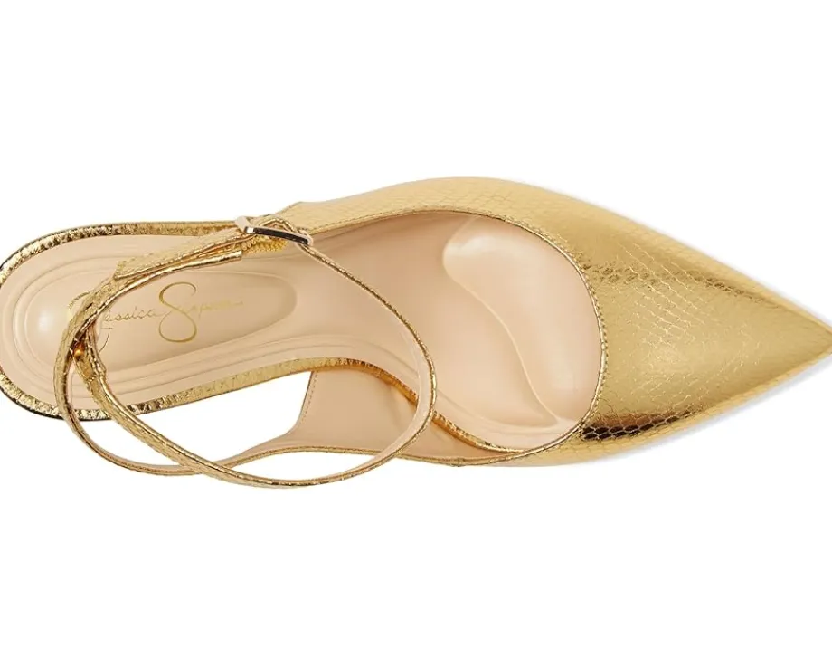 Women Jessica Simpson Miriale Slingback Ankle Strap Pumps