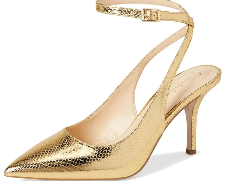 Women Jessica Simpson Miriale Slingback Ankle Strap Pumps