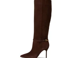 Vince Camuto Mirtha Ankle Link Knee High Boot Brownie Sale