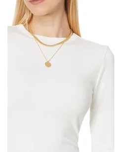 Women Madewell Modal Rib Long Sleeve Crew Neck