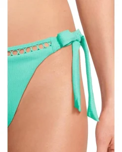 Women BECCA Modern Edge Rib Demi Tie Side Basic Bottom