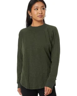 Women Mod-o-doc Long Sleeve Oversized Lo-Hi Top