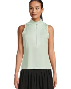 Jamie Sadock Monarch Print Sleeveless Top Creme De Mint Best