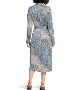 NIC+ZOE Monogram Mix Blair Dress Blue Multi Best