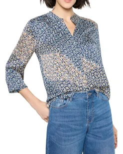 Women NIC+ZOE Monogram Mix Top