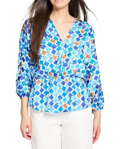 Women NIC+ZOE Mosaic Sofia Top