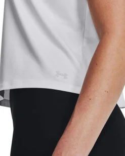 Under Armour Motion Short Sleeve T-Shirt White/Halo Gray Hot
