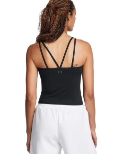 Under Armour Motion Strappy Tank Top Black/Jet Gray Clearance