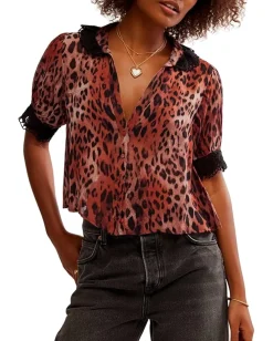 Women Free People My Love Blouse Printed