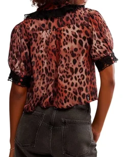 Women Free People My Love Blouse Printed