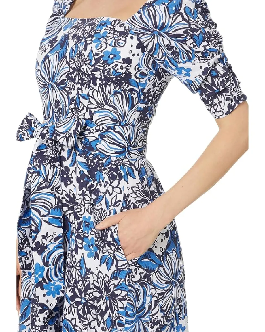 Women Lilly Pulitzer Mylie Short Sleeve Linen