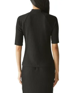 Women Michael Stars Nadine Mock Neck Top