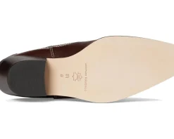 Loeffler Randall Nat Midheel Western Ankle Boot With Gore Espresso Online