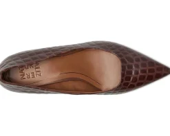 Naturalizer Natalia Cappuccino Croco Leather