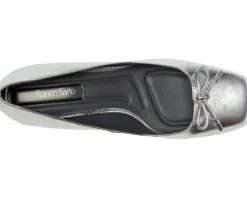 Women Franco Sarto Natalia Square Toe Block Heel Pumps with Bow