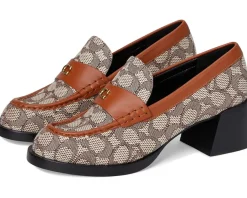 Women COACH Natalie Loafer In Signature Textile Jacquard