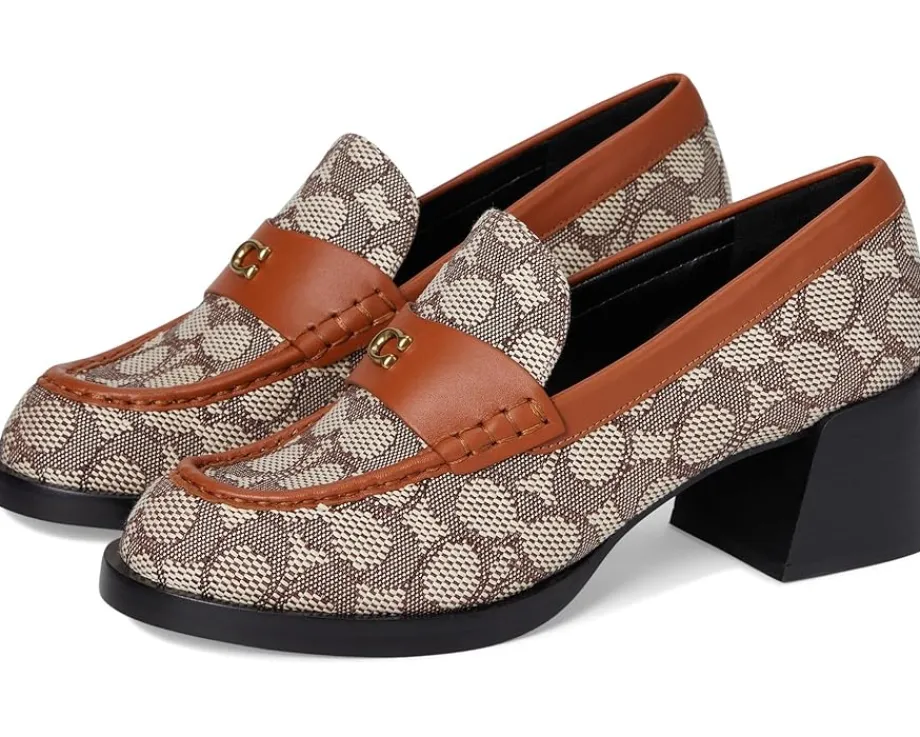 Women COACH Natalie Loafer In Signature Textile Jacquard