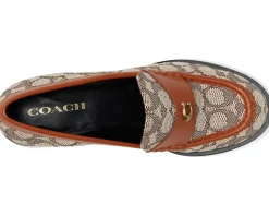 Women COACH Natalie Loafer In Signature Textile Jacquard