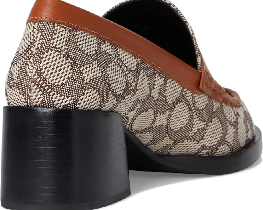Women COACH Natalie Loafer In Signature Textile Jacquard