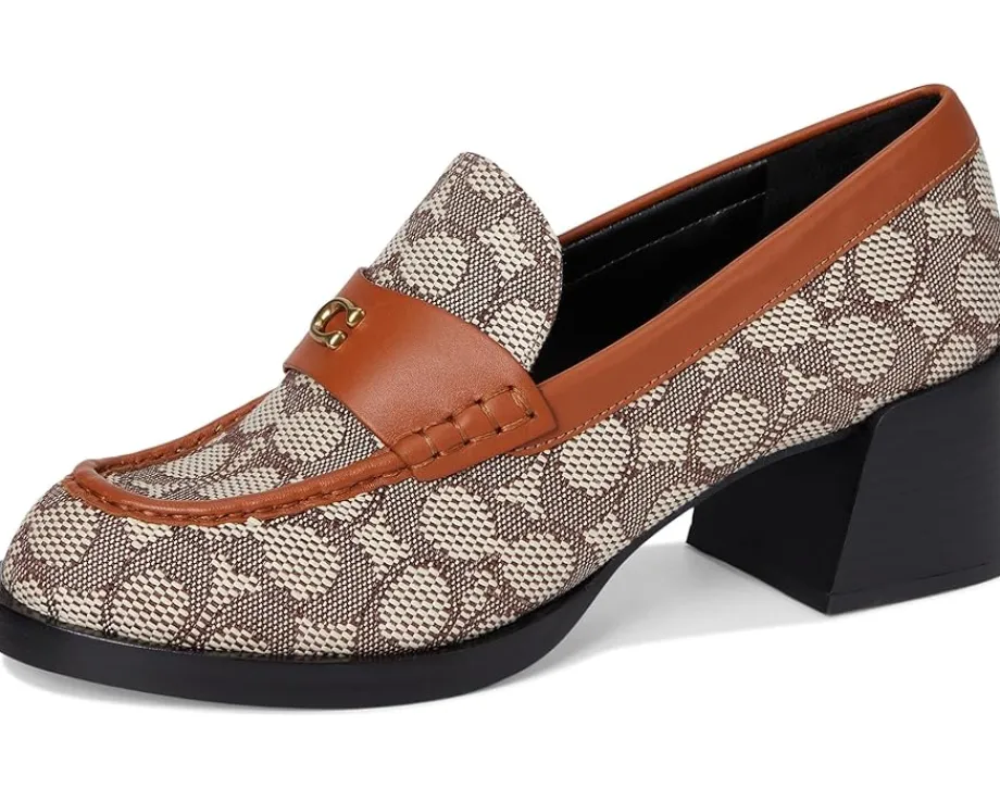 Women COACH Natalie Loafer In Signature Textile Jacquard