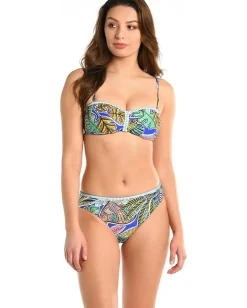 La Blanca Neon Nights Bandeau Bralette Multi Best