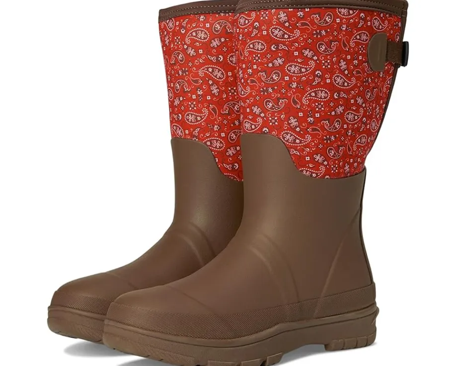 Western Chief Neoprene Wide Calf Tall Cold Weather Boot Bandana Brown Online