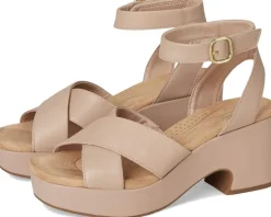 Clarks Nerisa Pearl Beige Leather Sale