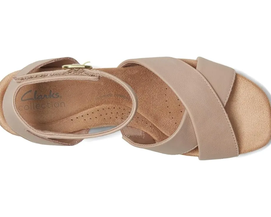 Clarks Nerisa Pearl Beige Leather Sale