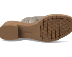 Clarks Nerisa Vine Taupe Metallic Synthetic Hot
