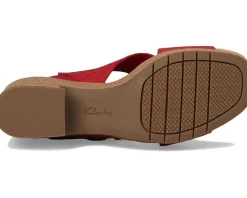 Clarks Nerisa West Cherry Nubuck Clearance