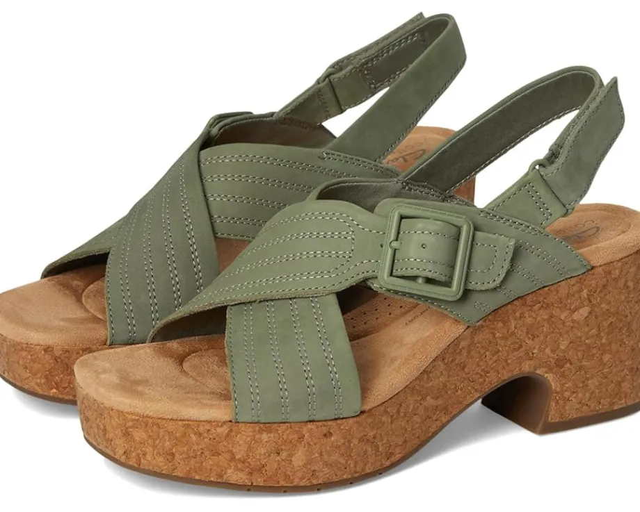 Clarks Nerisa West Sage Nubuck Outlet