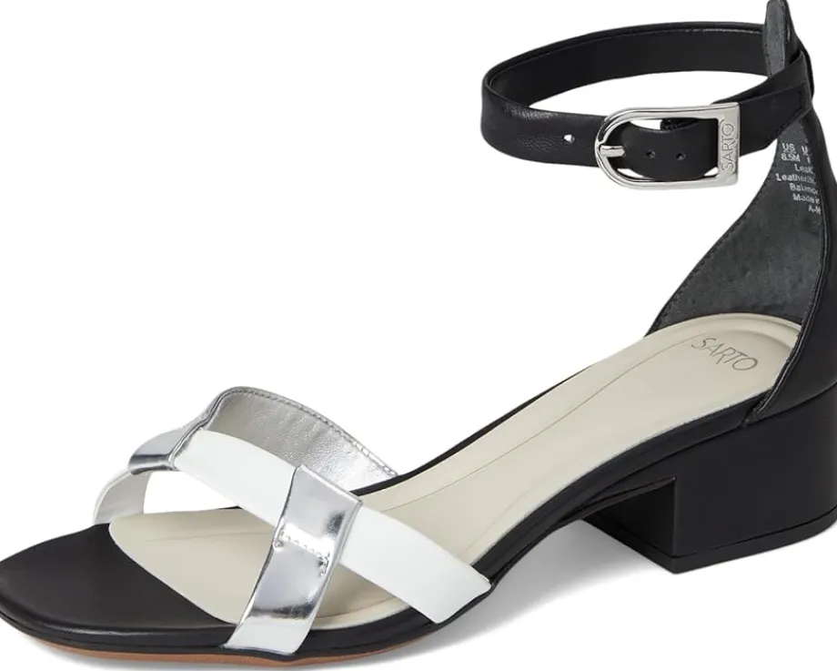 Franco Sarto Nerissa Black/White/Silver