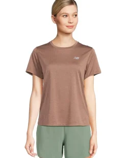 Women New Balance Women's Athletics T-Shirt Heather