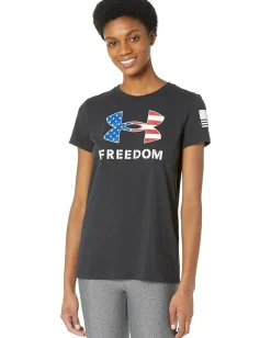 Under Armour New Freedom Logo T-Shirt Black/White