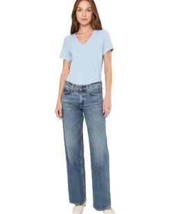 Women Madewell New Slub V-neck