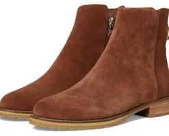 Jack Rogers Newbury Bootie - Suede Sequoia Discount
