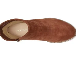 Jack Rogers Newbury Bootie - Suede Sequoia Discount