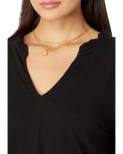 Women Michael Stars Nia Flutter Sleeve Top