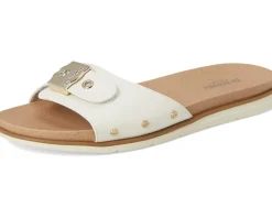 Dr. Scholl's Nice Iconic Flat Sandal Off White Outlet