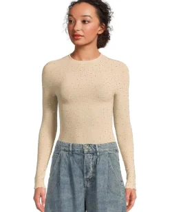 Free People Night Sky Long Sleeve Nude Sale