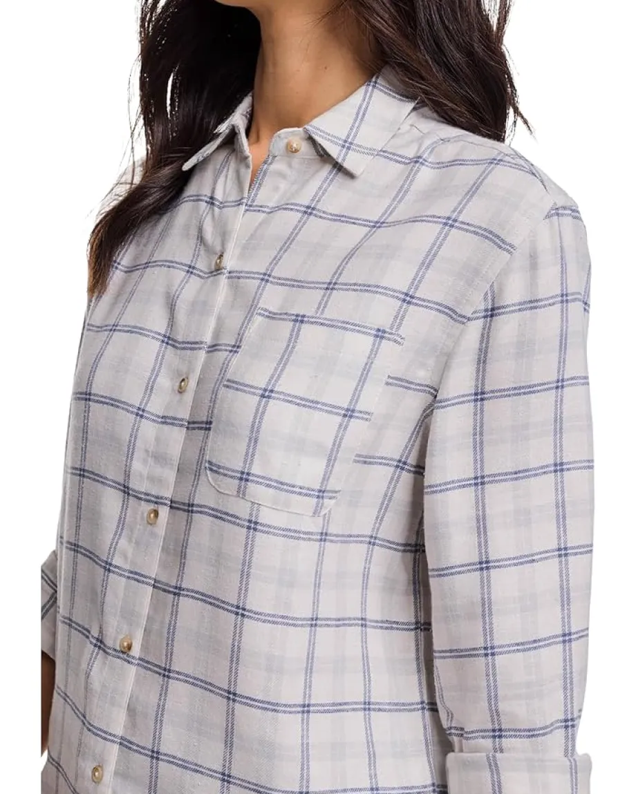 Women Southern Tide Niki Chilly Morning Plaid Shirt