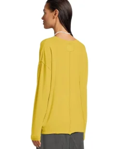 Free People Nina Tee Long Sleeve Acid Moss