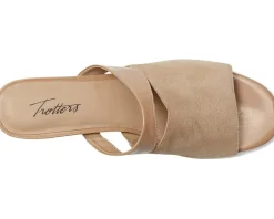 Trotters Ninette Beige Suede Clearance
