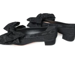 Loeffler Randall Noa Bow Flat Black Sale