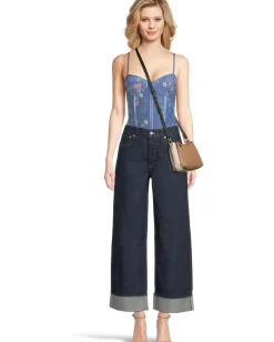 GUESS Noelle II 3 Compartment Crossbody Tan Multi Hot