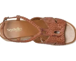 Women Seychelles Nolia Leather Platform Sandal
