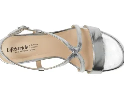 LifeStride Nolita Silver Faux Leather Outlet