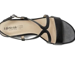 LifeStride Nolita Black Faux Leather Hot